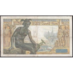 F 40-02 - 11/06/1942 - 1000 francs - Déesse Déméter - Série N.466 - Etat : TB