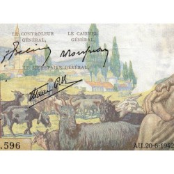 F 40-03 - 20/06/1942 - 1000 francs - Déesse Déméter - Série E.596 - Etat : TTB