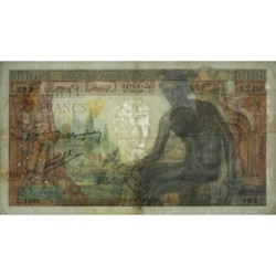 F 40-08 - 08/10/1942 - 1000 francs - Déesse Déméter - Série L.1490 - Etat : TB+