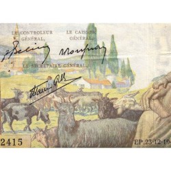 F 40-14 - 23/12/1942 - 1000 francs - Déesse Déméter - Série V.2415 - Etat : TB