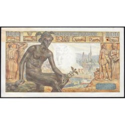 F 40-15 - 07/01/1943 - 1000 francs - Déesse Déméter - Série G.2988 - Etat : SUP