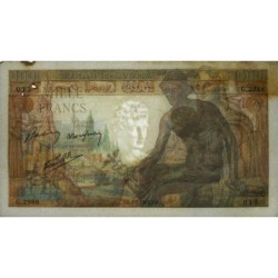 F 40-15 - 07/01/1943 - 1000 francs - Déesse Déméter - Série G.2988 - Etat : TTB+