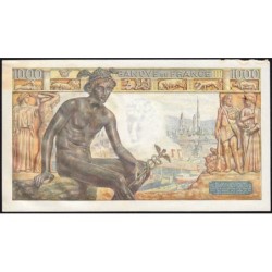 F 40-15 - 07/01/1943 - 1000 francs - Déesse Déméter - Série G.2988 - Etat : SUP-