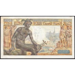 F 40-15 - 07/01/1943 - 1000 francs - Déesse Déméter - Série G.2988 - Etat : SUP-