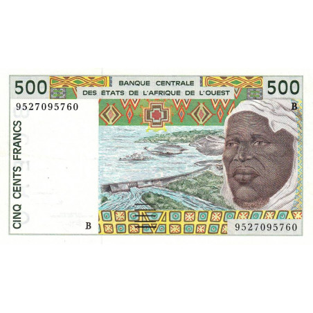 Bénin - Pick 210Bf - 500 francs - 1995 - Etat : SUP