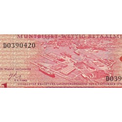 Antilles Néerlandaises - Pick 20a - 1 gulden - Série D - 08/09/1970 - Etat : pr.NEUF