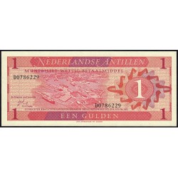 Antilles Néerlandaises - Pick 20a - 1 gulden - Série D - 08/09/1970 - Etat : NEUF