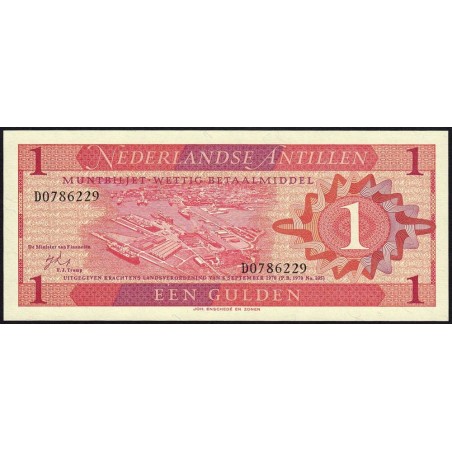 Antilles Néerlandaises - Pick 20a - 1 gulden - Série D - 08/09/1970 - Etat : NEUF