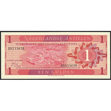 Antilles Néerlandaises - Pick 20a - 1 gulden - Série E - 08/09/1970 - Etat : NEUF
