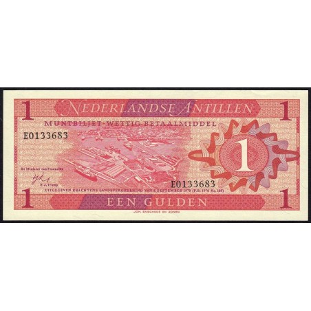 Antilles Néerlandaises - Pick 20a - 1 gulden - Série E - 08/09/1970 - Etat : SPL