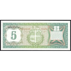 Aruba - Pick 1 - 5 florin - 01/01/1986 - Etat : NEUF