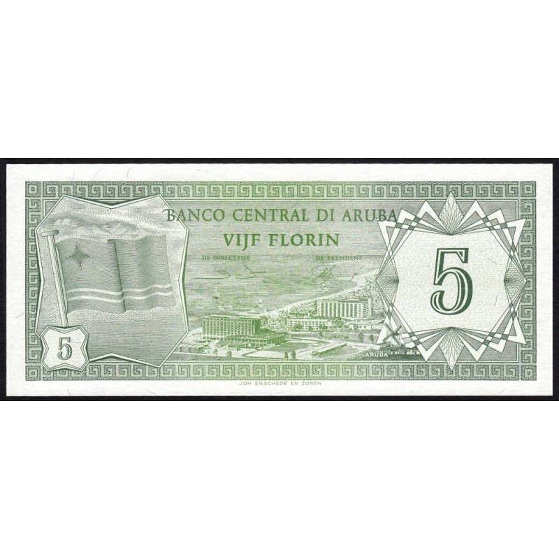 Aruba - Pick 1 - 5 florin - 01/01/1986 - Etat : NEUF