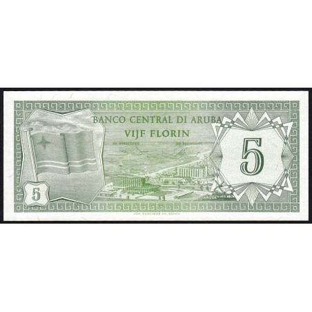 Aruba - Pick 1 - 5 florin - 01/01/1986 - Etat : NEUF