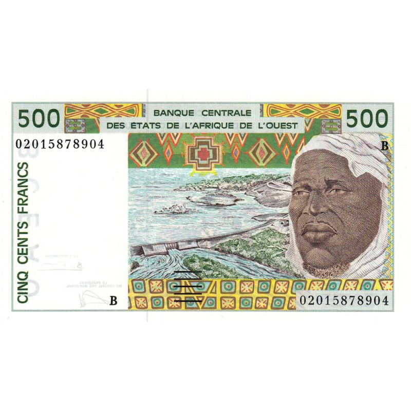 Bénin - Pick 210Bn - 500 francs - 2002 - Etat : NEUF