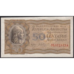 Argentine - Pick 259b - 50 centavos - Série A - 27/03/1947 (1950) - Etat : SUP+