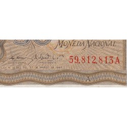 Argentine - Pick 259b - 50 centavos - Série A - 27/03/1947 (1950) - Etat : SUP+