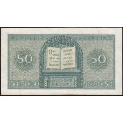 Argentine - Pick 261_2 - 50 centavos - Série B - 1951 - Etat : SUP+