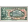 Bolivie - Pick 120_7b - 5 bolivianos - Série F8 - Loi 1928 (1940) - Etat : TTB