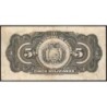 Bolivie - Pick 120_7b - 5 bolivianos - Série F8 - Loi 1928 (1940) - Etat : TTB