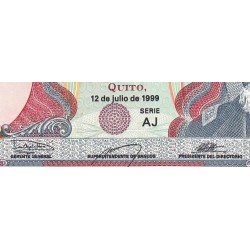 Equateur - Pick 130d_1a - 50'000 sucres - Série AJ - 12/07/1999 - Etat : SUP