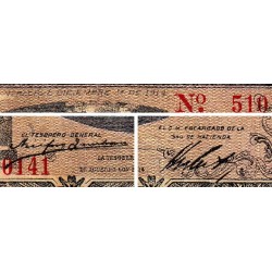 Gouv. Prov. du Mexique - Veracruz - Pick S 1108a - 10 pesos - Serie C - 01/12/1914 - Etat : B+