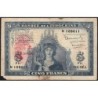 Nouvelles Hébrides - Pick 5 - 5 francs - Série N - 1945 - Etat : B+ à TB-