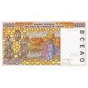 Bénin - Pick 211Bm - 1'000 francs - 2002 - Etat : NEUF
