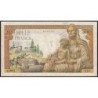F 40-17 - 28/01/1943 - 1000 francs - Déesse Déméter - Série Q.3674 - Etat : TB