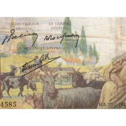 F 40-20 - 25/02/1943 - 1000 francs - Déesse Déméter - Série E.4585 - Etat : TB-