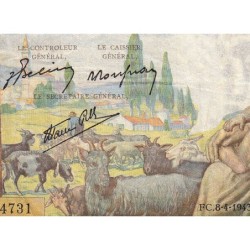 F 40-21 - 08/04/1943 - 1000 francs - Déesse Déméter - Série L.4731 - Etat : TB