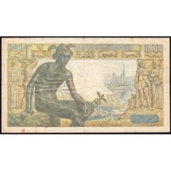 F 40-41 - 18/11/1943 - 1000 francs - Déesse Déméter - Série X.10014 - Etat : TB