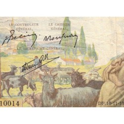 F 40-41 - 18/11/1943 - 1000 francs - Déesse Déméter - Série X.10014 - Etat : TB