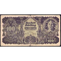 Autriche - Pick 118 - 100 schilling - Série 1109 - 29/05/1945 - Etat : TB-