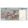 Bénin - Pick 213Bg - 5'000 francs - 1998 - Etat : TB+