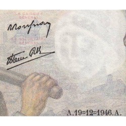 F 08-16 - 19/12/1946 - 10 francs - Mineur - Série Z.119 - Etat : TTB+