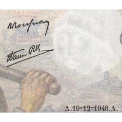 F 08-16 - 19/12/1946 - 10 francs - Mineur - Série Z.119 - Etat : SUP