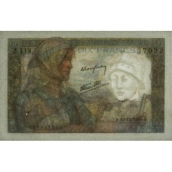 F 08-16 - 19/12/1946 - 10 francs - Mineur - Série Z.119 - Etat : SUP-