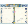 Bénin - Pick 213Bi - 5'000 francs - 1999 - Etat : TTB-