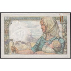F 08-18 - 30/10/1947 - 10 francs - Mineur - Série G.141 - Etat : TTB+