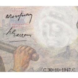F 08-18 - 30/10/1947 - 10 francs - Mineur - Série G.141 - Etat : SUP