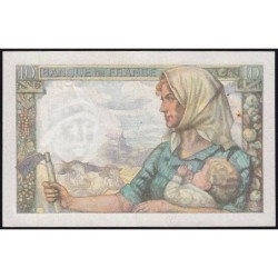 F 08-18 - 30/10/1947 - 10 francs - Mineur - Série G.141 - Etat : SUP+