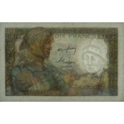 F 08-18 - 30/10/1947 - 10 francs - Mineur - Série G.141 - Etat : TTB+