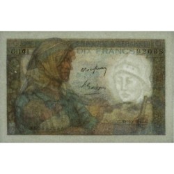 F 08-18 - 30/10/1947 - 10 francs - Mineur - Série G.141 - Etat : SUP