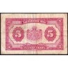 Luxembourg - Pick 43a - 5 francs - Sans série - 1944 - Etat : TB-