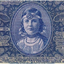 Irlande - 1934 - Loterie Sweepstake - Hôpitaux d'Irlande - Etat : TTB à TTB