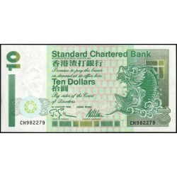 Hong Kong - Standard Ch. Bank - Pick 284c - 10 dollars - Série CH - 01/01/1995 - Etat : NEUF