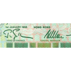 Hong Kong - Standard Ch. Bank - Pick 284c - 10 dollars - Série CH - 01/01/1995 - Etat : NEUF