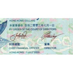 Hong Kong - Standard Ch. Bank - Pick 291 - 20 dollars - Série AB - 01/07/2003 - Etat : NEUF
