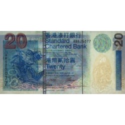 Hong Kong - Standard Ch. Bank - Pick 291 - 20 dollars - Série AB - 01/07/2003 - Etat : NEUF