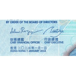 Hong Kong - Standard Ch. Bank - Pick 302c - 20 dollars - Série DV - 01/01/2023 - Etat : NEUF